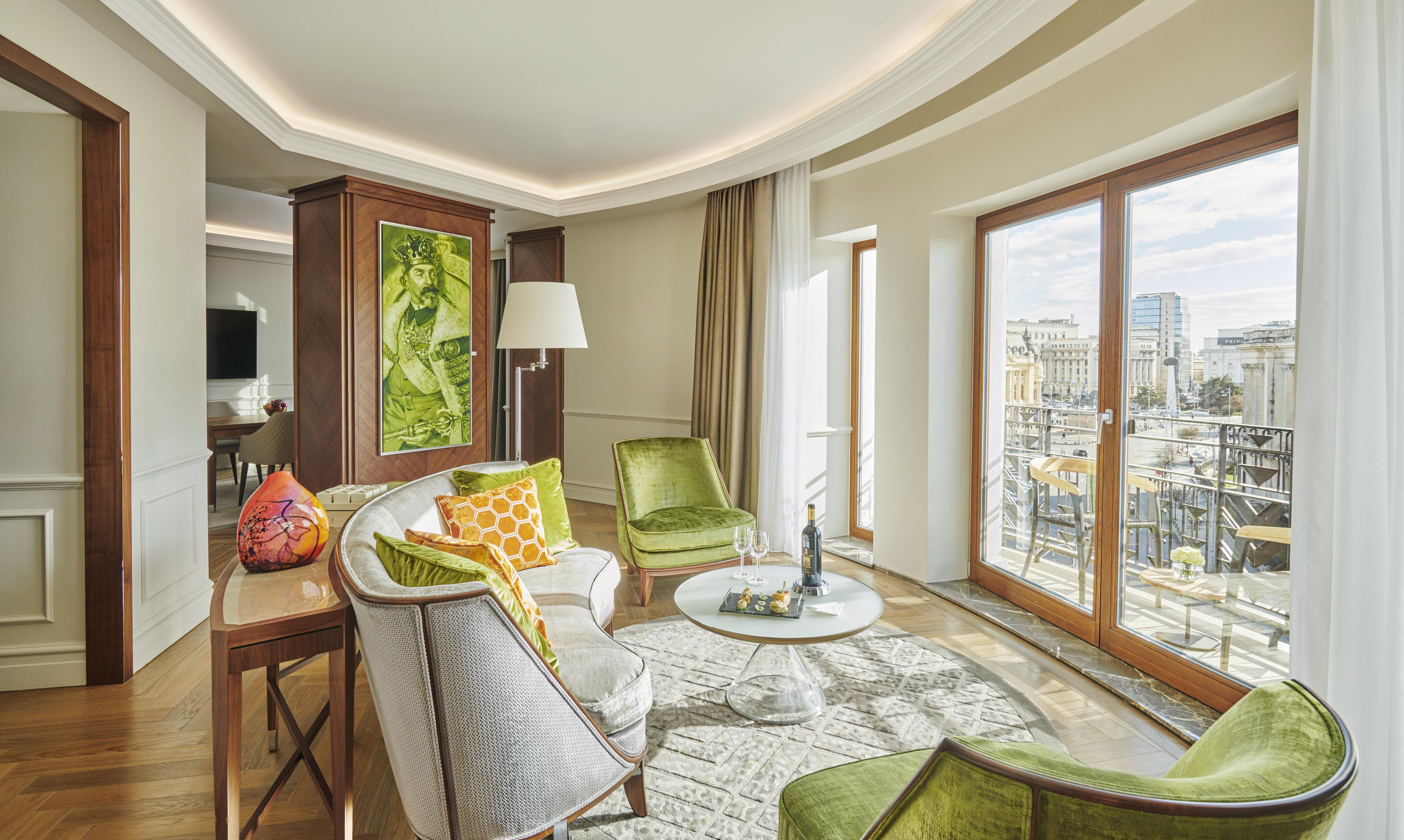 Intercontinental Athenee Palace Bucharest, An Ihg Hotel Exterior foto A suite at the hotel